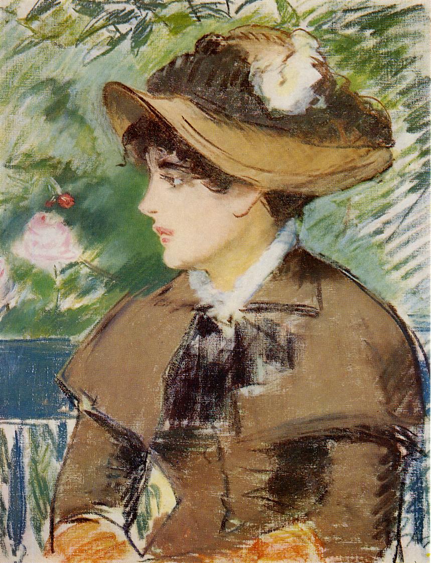 Эдуард Мане. "Молодая девушка на скамейке". 1878. Частная коллекция.