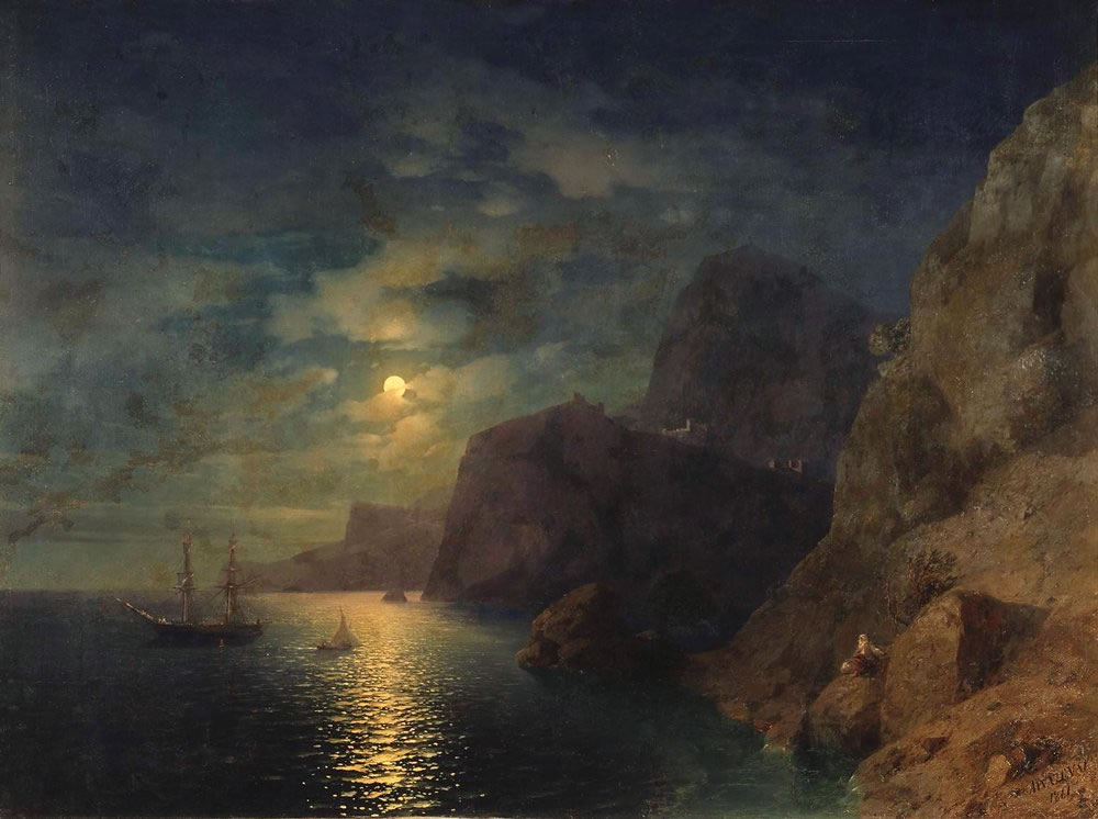 Иван Айвазовский. Море ночью. 1851.