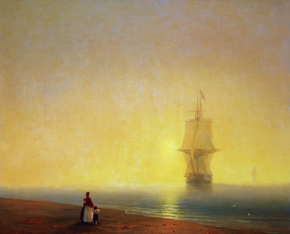Иван Айвазовский. Утро на море. 1849.