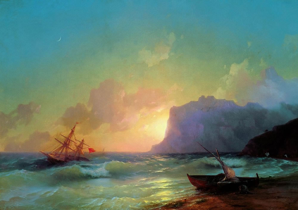Иван Айвазовский. Море. Коктебель. 1853.
