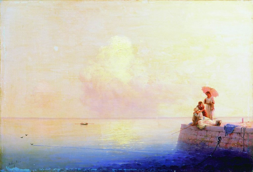 Иван Айвазовский. Штиль на море. 1879.