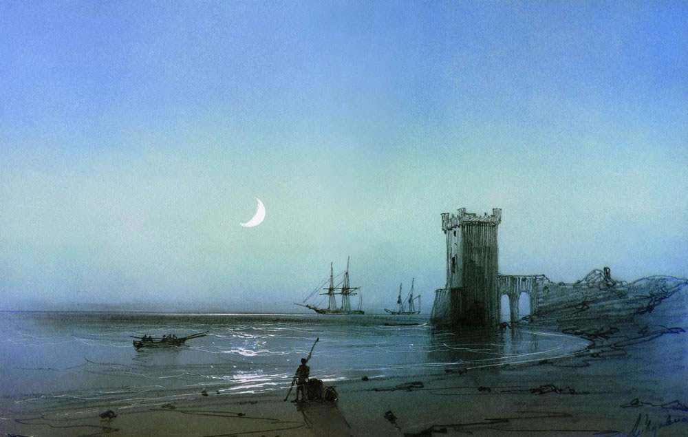 Иван Айвазовский. Морской пейзаж. 1850-е.