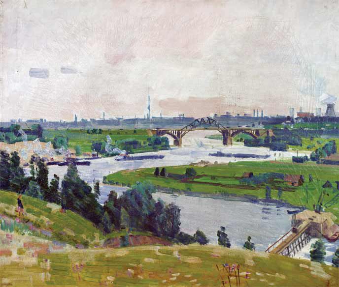 Н. Н. Горлов. "Москва-река". 1972.