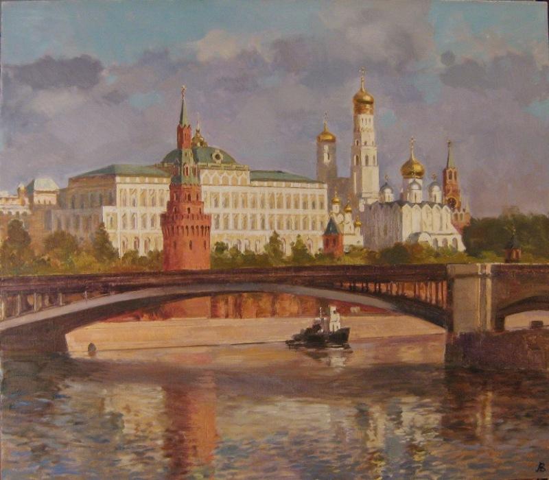 Владимир Лаповик. "Москва. Каменный мост". 2008.