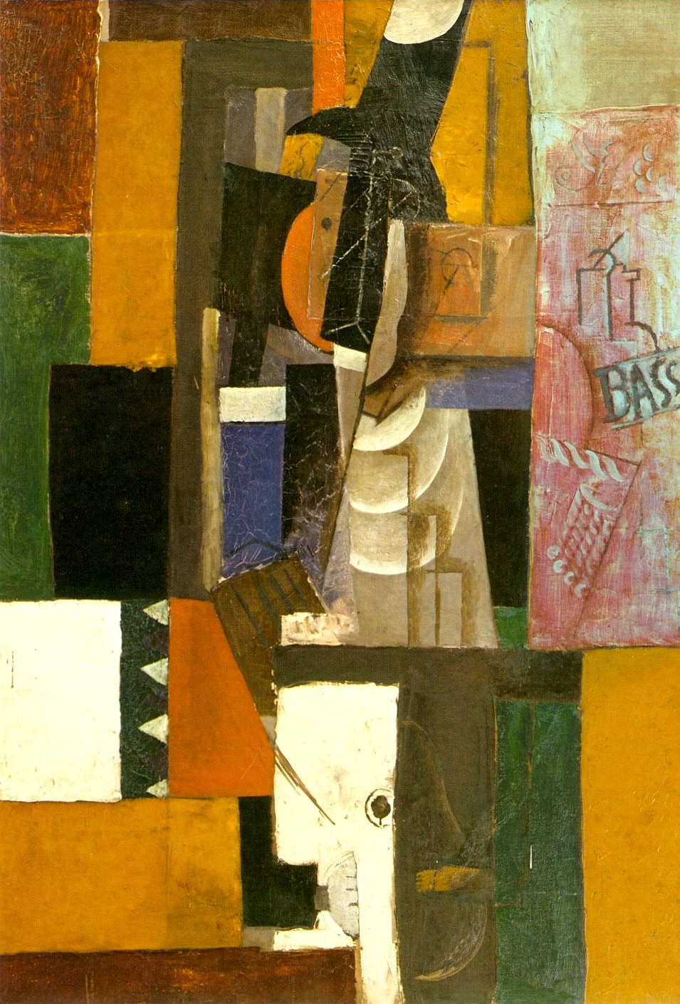 Пабло Пикассо. "Мужчина с гитарой". 1913. Частная коллекция.