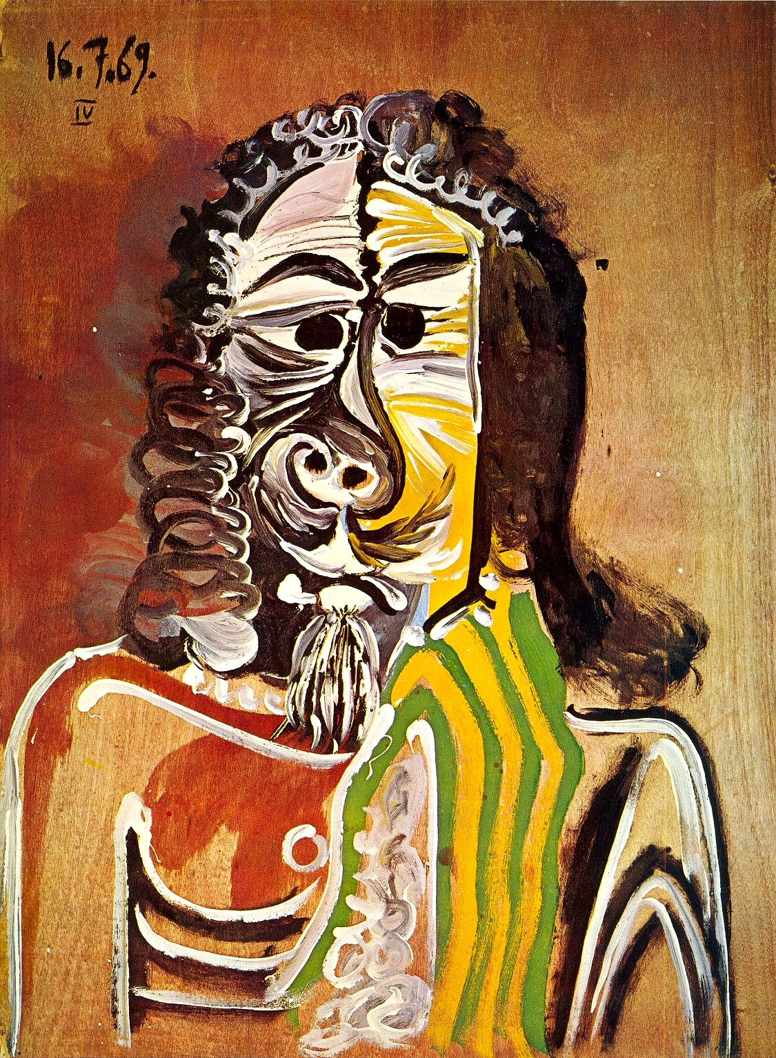 Пабло Пикассо. "Бородатый мужчина". 16.07.1969.
