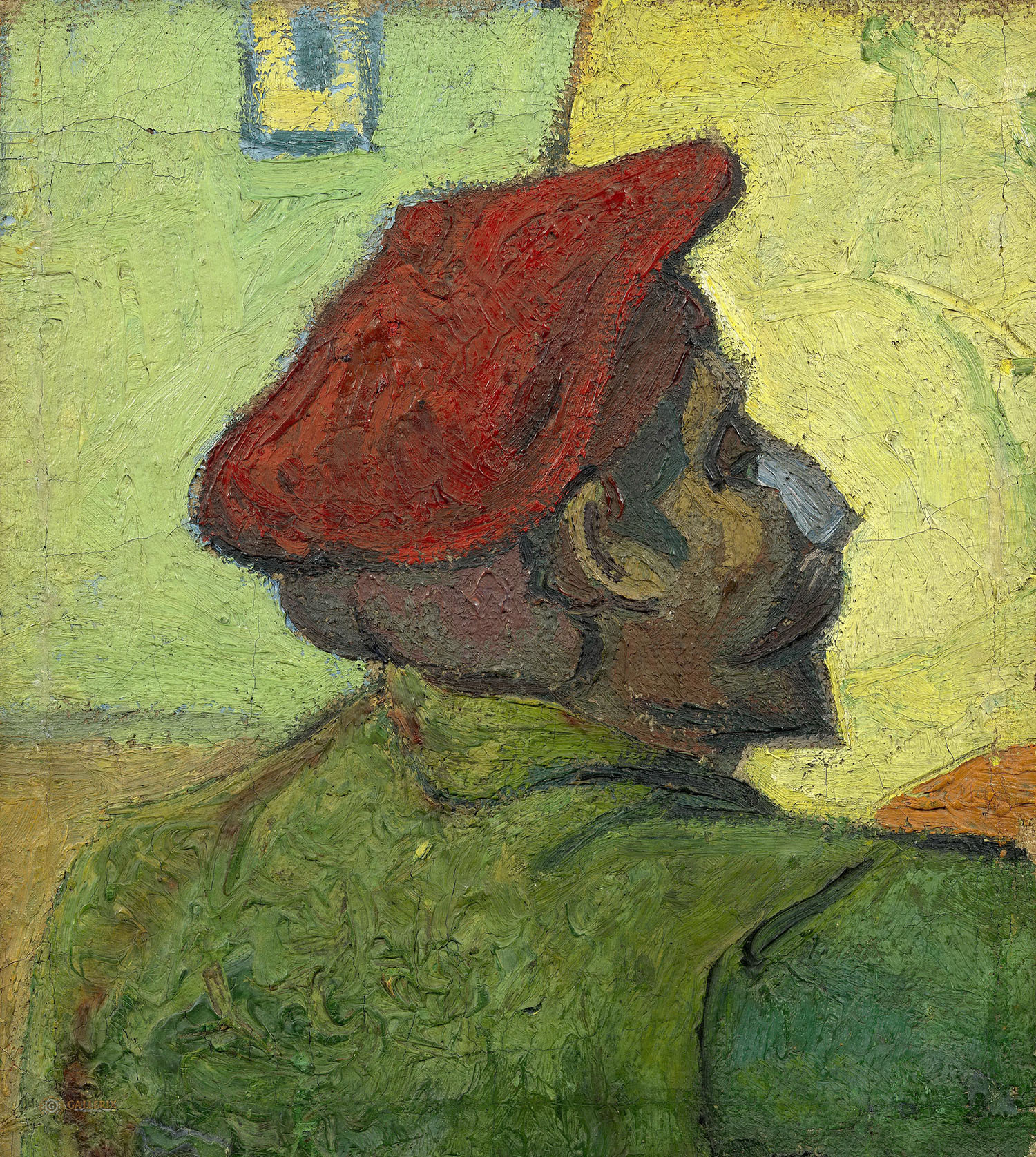 Винсент Ван Гог. "Поль Гоген (Мужчина в красном берете)". 1888. Музей Ван Гога, Амстердам.
