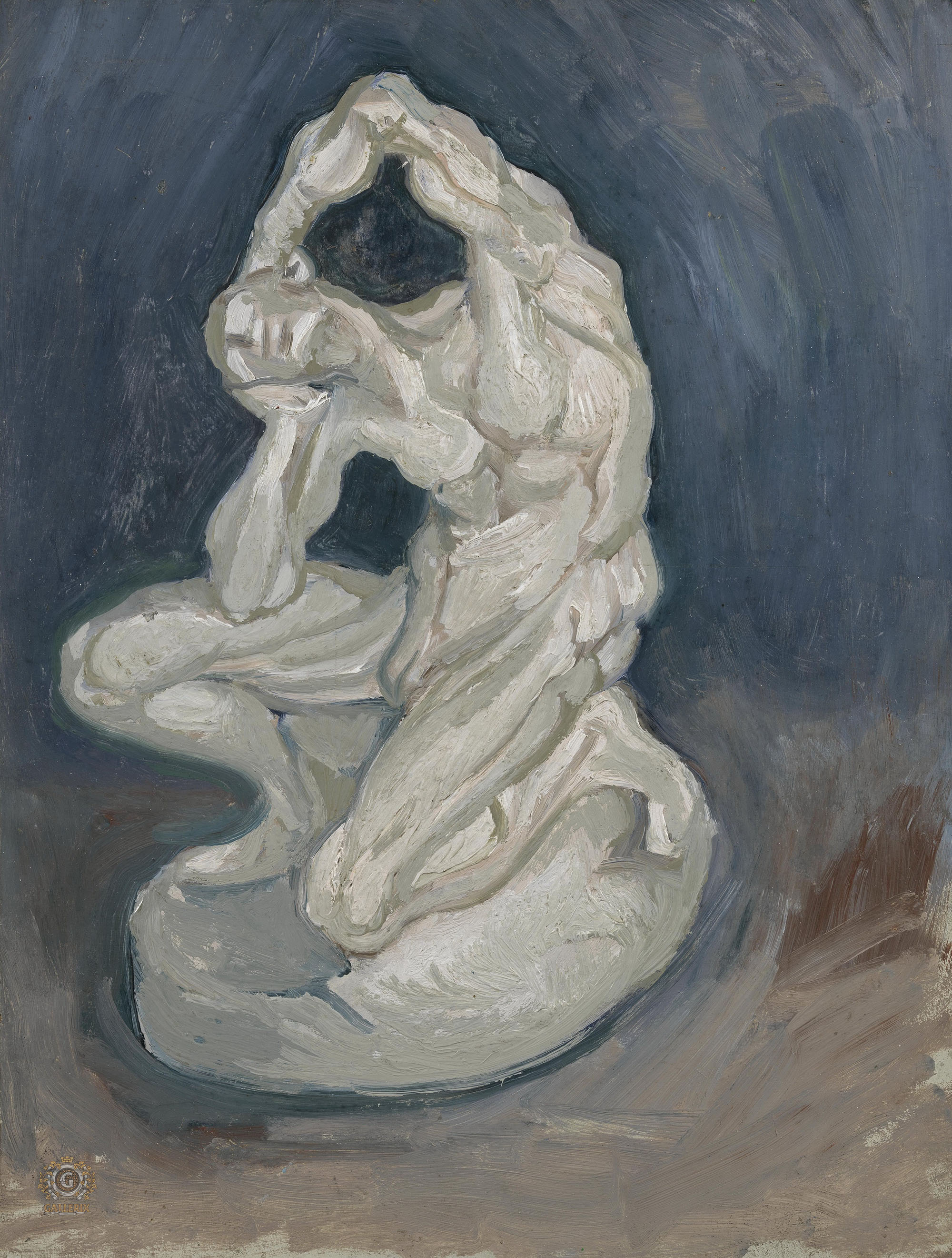 Винсент Ван Гог. "Гипсовая статуэтка коленопреклонённого мужчины". 1886. Музей Ван Гога, Амстердам.