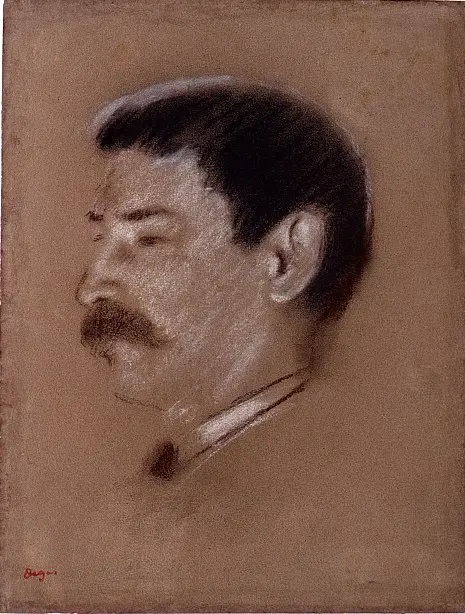 Эдгар Дега. "Портрет мужчины". 1880. Институт искусств Стерлинга и Франсин Кларк, Уильямстаун.
