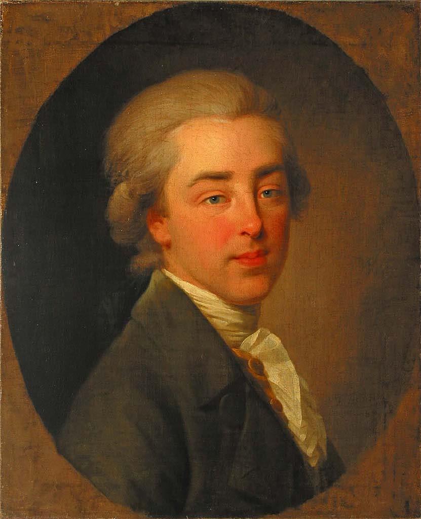 Иоганн Фридрих Аугуст Тишбейн. "Мужской портрет". 1785. Эрмитаж, Санкт-Петербург.