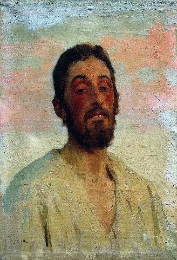 Илья Ефимович Репин. "Мужской портрет". 1890-е.