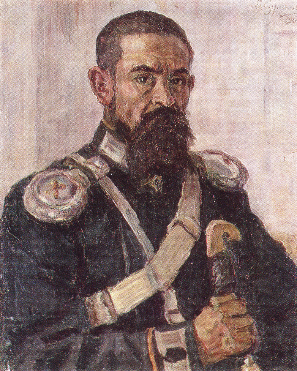 Василий Иванович Суриков. "Мужской портрет". 1921.