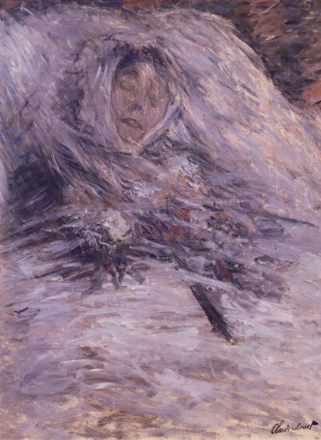 Клод Моне. "Камилла на смертном одре". 1879. Музей Орсе, Париж.