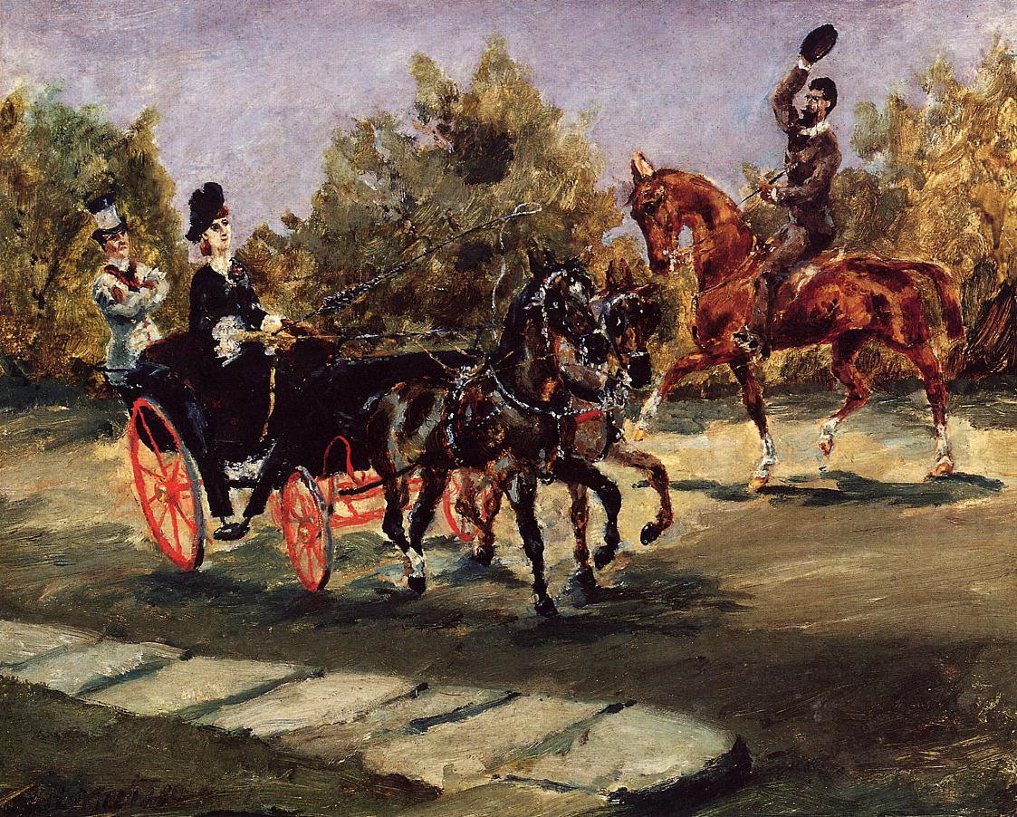 Анри де Тулуз-Лотрек. Ницца, на Английской набережной. 1880.