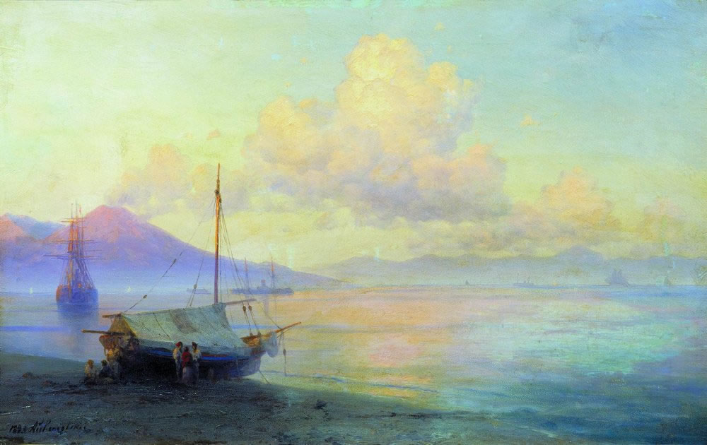 Иван Айвазовский. Неаполитанский залив утром. 1893.