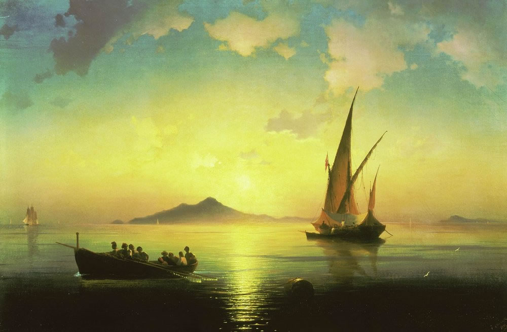 Иван Айвазовский. Неаполитанский залив. 1841.