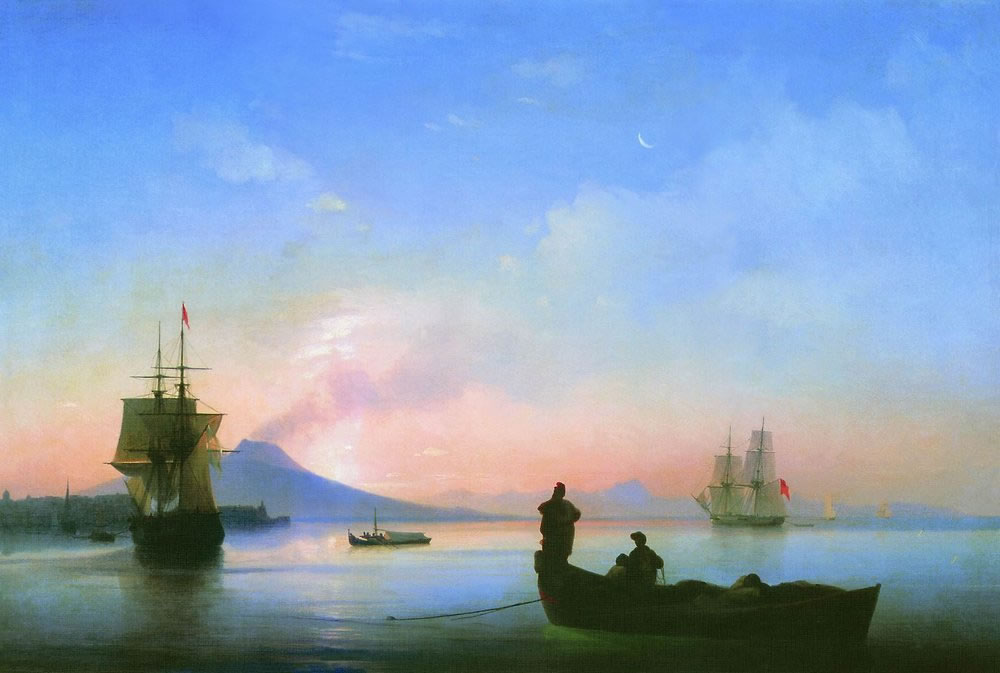 Иван Айвазовский. Неаполитанский залив утром. 1843.