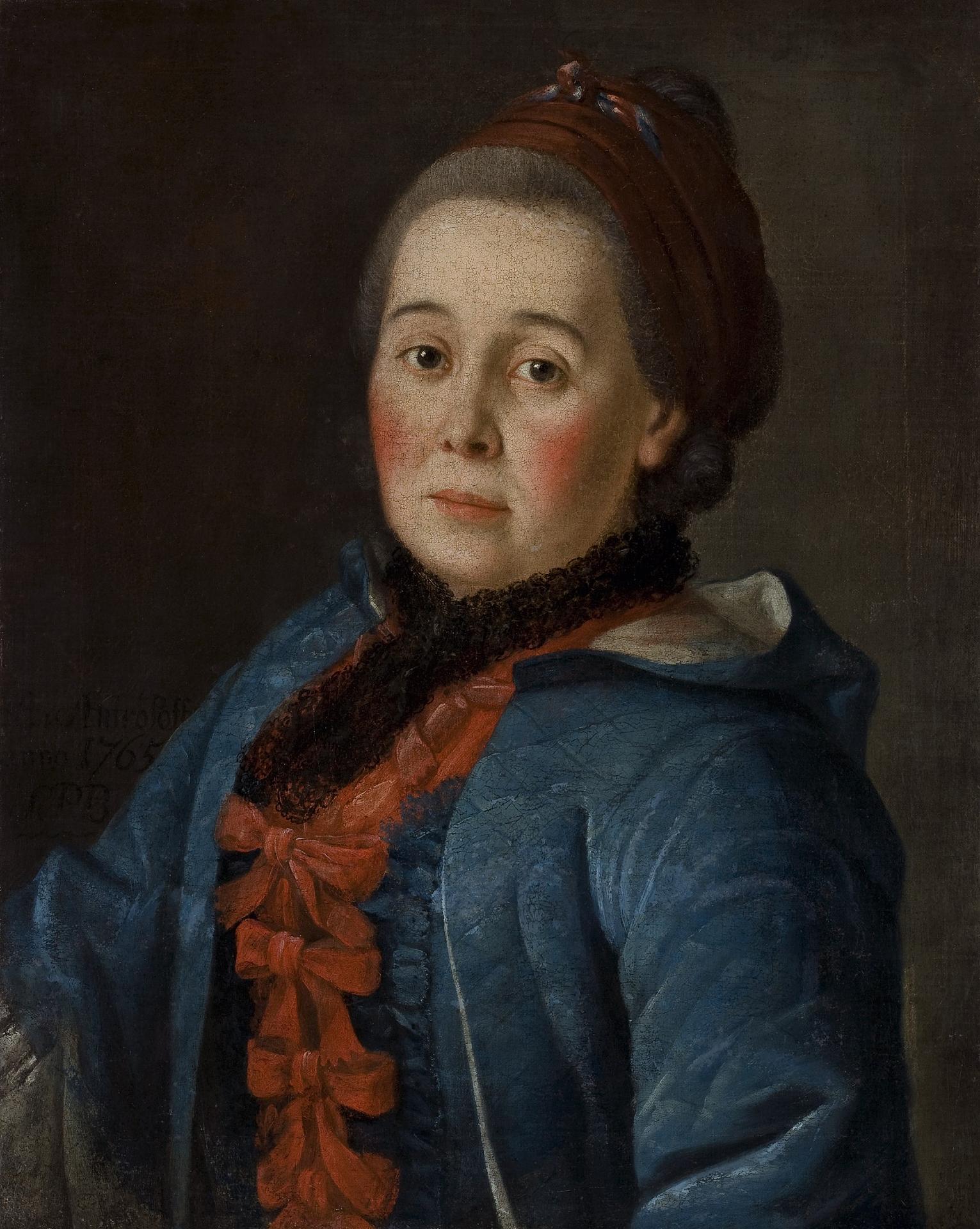 Алексей Петрович Антропов. "Портрет неизвестной". 1765.