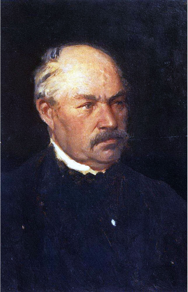 Архип Иванович Куинджи. "Портрет неизвестного". 1890-1895.
