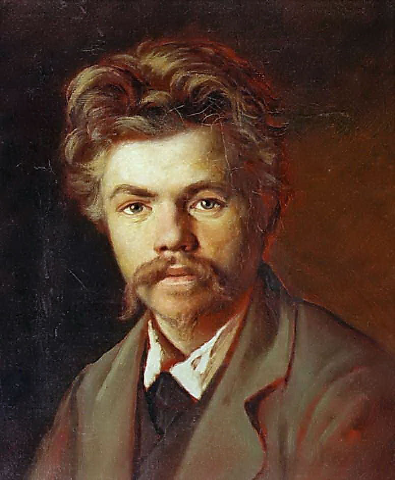 Василий Григорьевич Перов. "Портрет неизвестного". 1860-е.