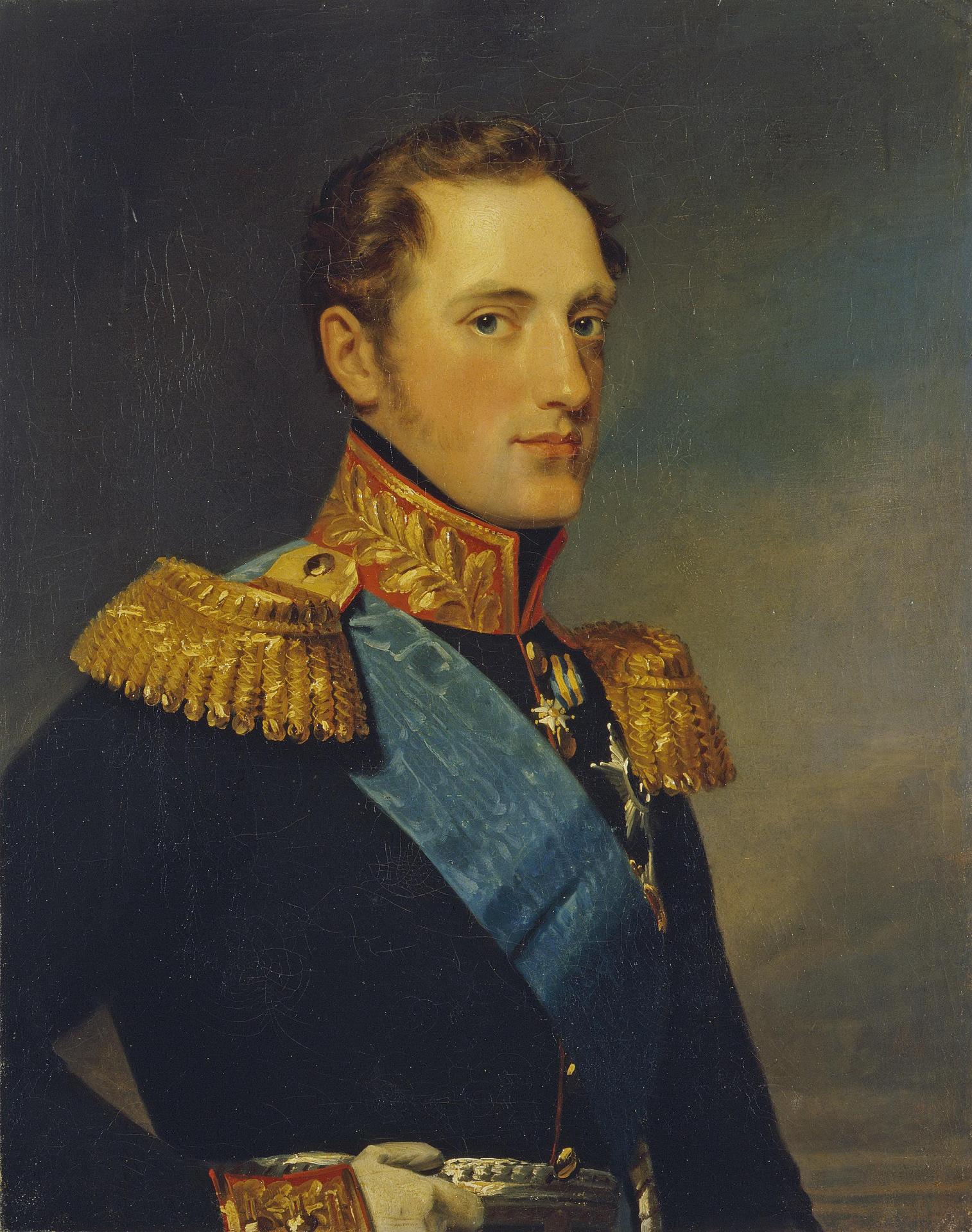 Джордж Доу. "Портрет великого князя Николая Павловича". 1820-е.