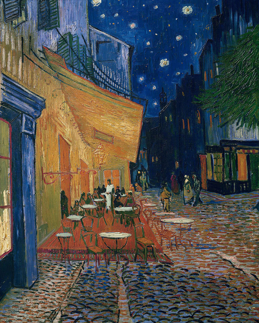 Винсент Ван Гог. "Ночное кафе в Арле". 1888. Музей Крёллер-Мюллер, Оттерло.