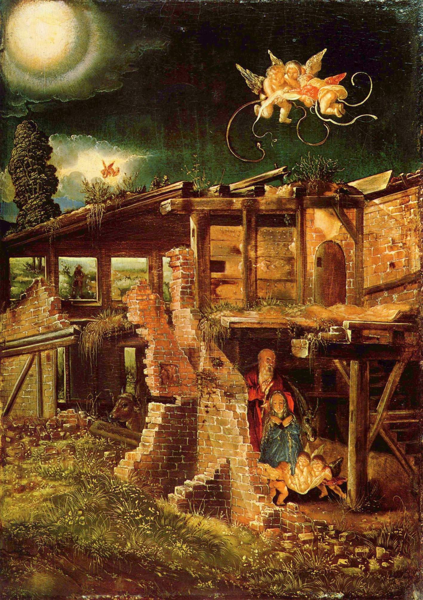 Альбрехт Альтдорфер. Святая ночь (Рождество Христово). 1511.