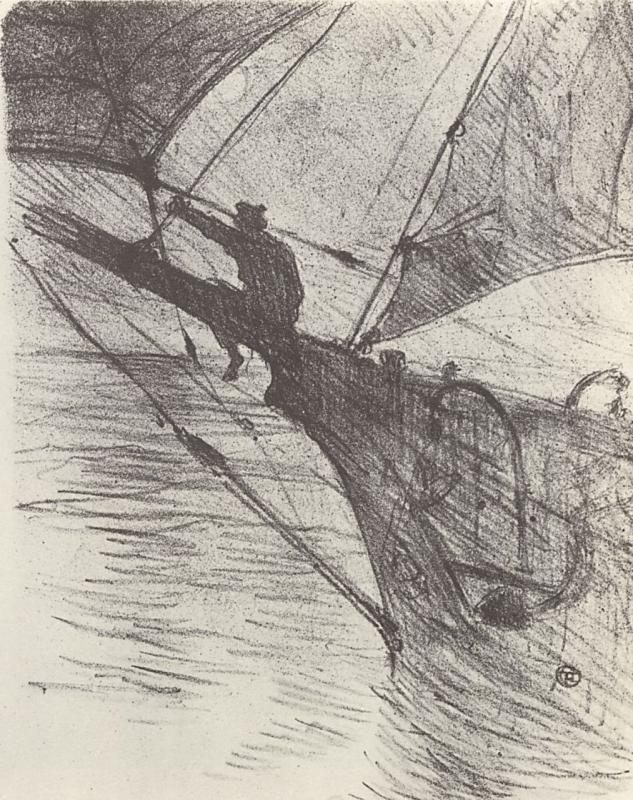 Анри де Тулуз-Лотрек. Ночь в океане. 1895.