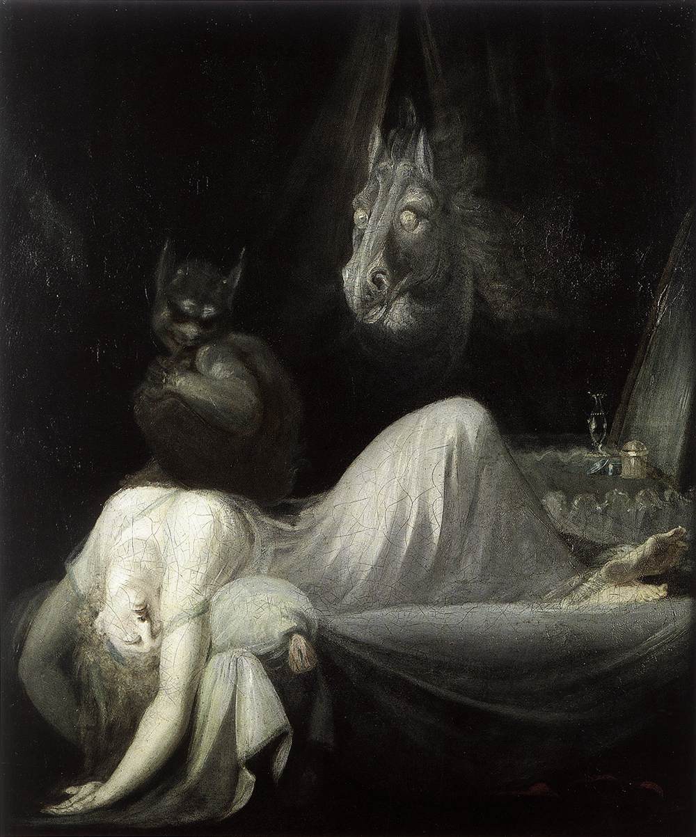 Иоганн Фюссли. Ночной кошмар. 1790-1791.