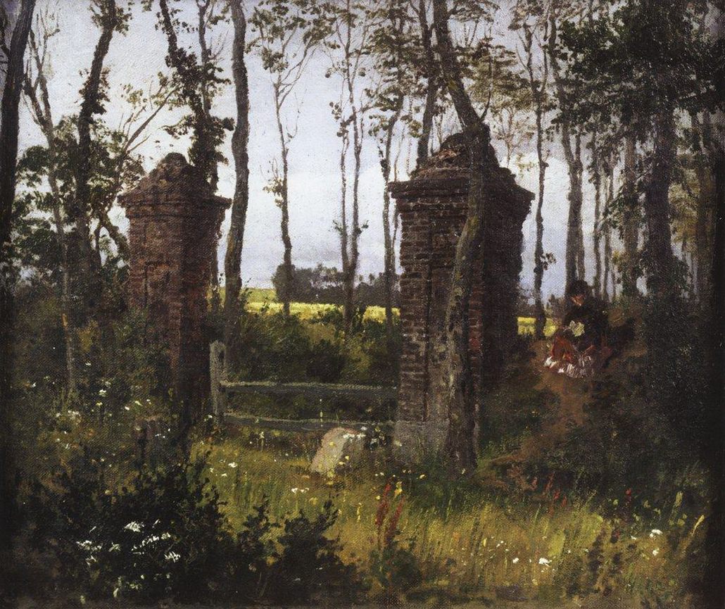Василий Дмитриевич Поленов. "Старые ворота. Вель. Нормандия". 1874.
