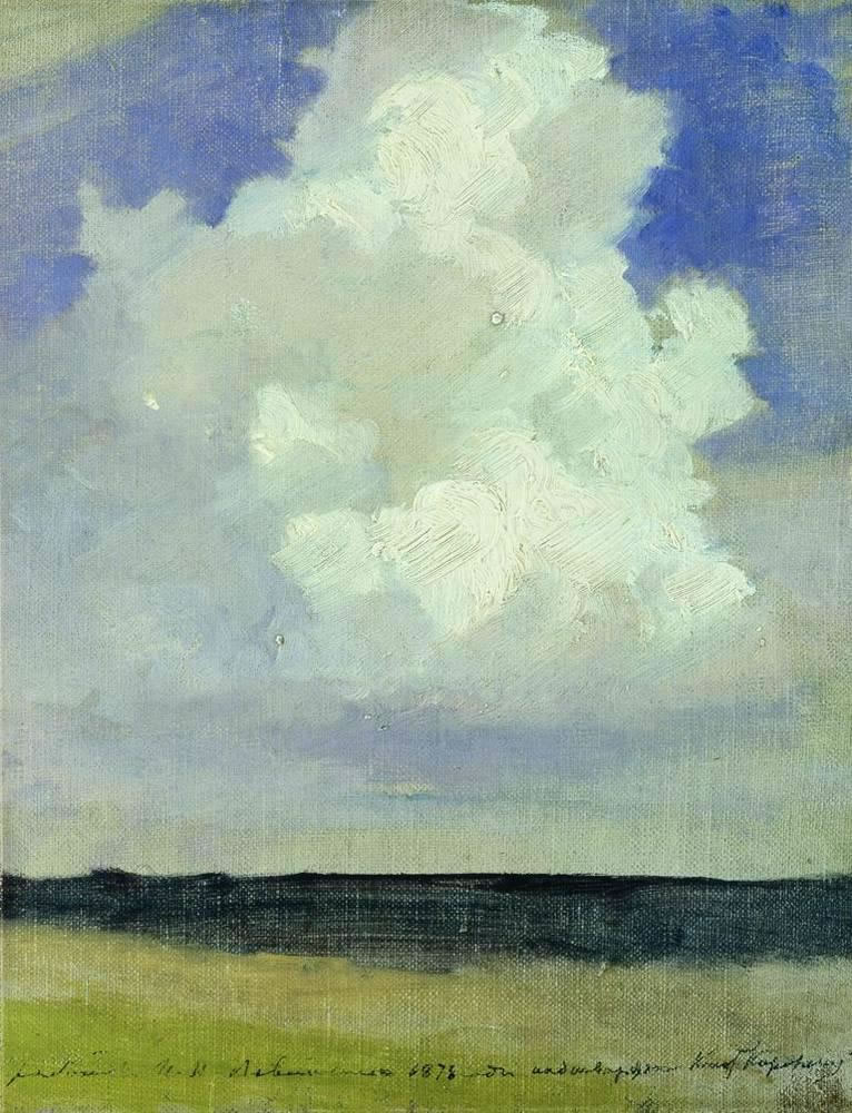 Исаак Левитан. Облако. 1878.