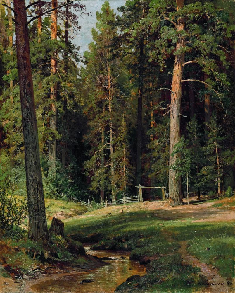 Иван Шишкин. Опушка леса. 1884.
