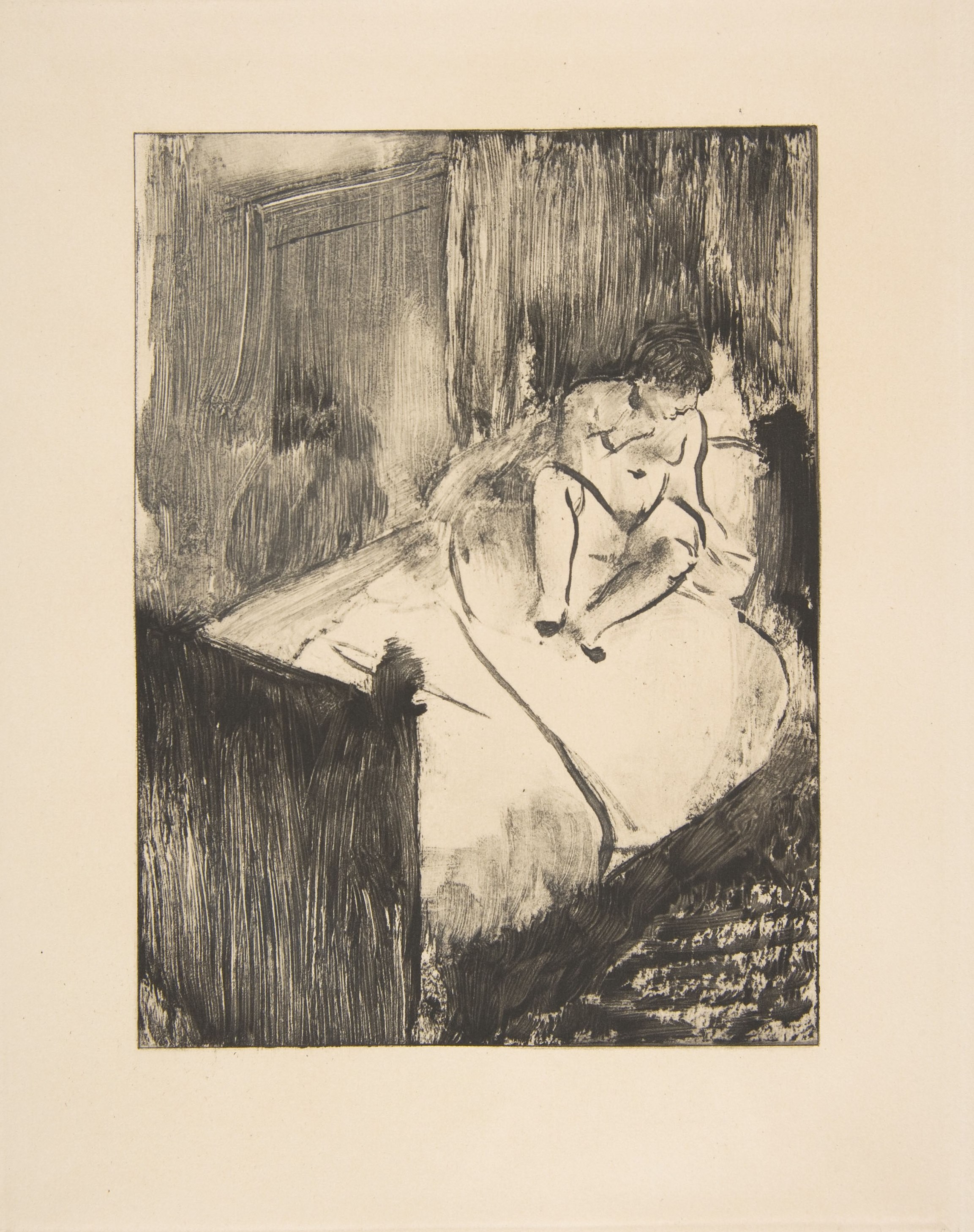 Эдгар Дега. Отдых на кровати. Около 1878-1879.