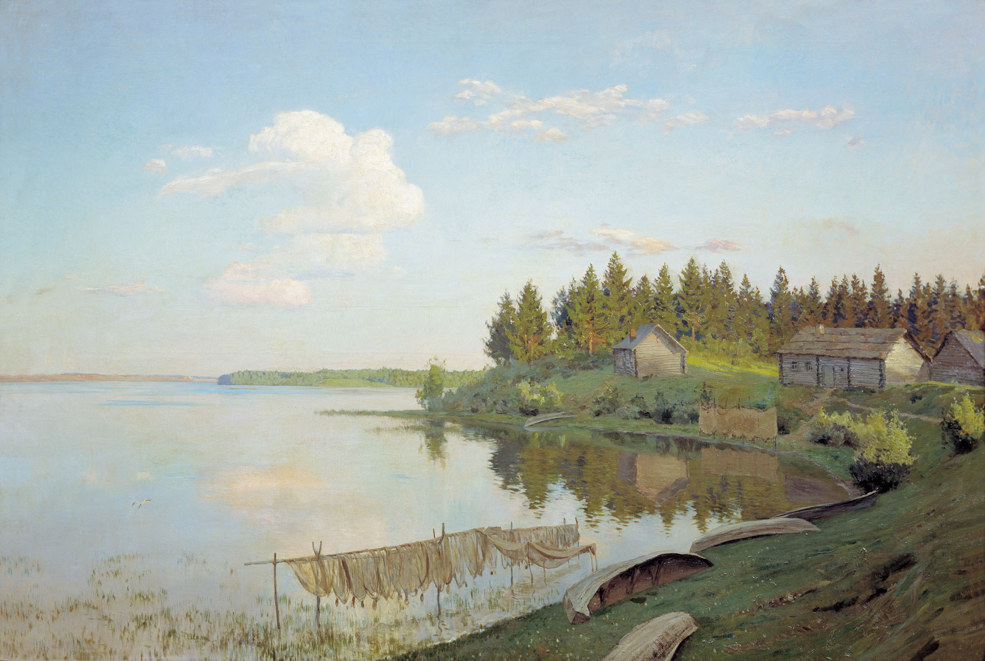 Исаак Левитан. На озере (Тверская губерния). 1893.