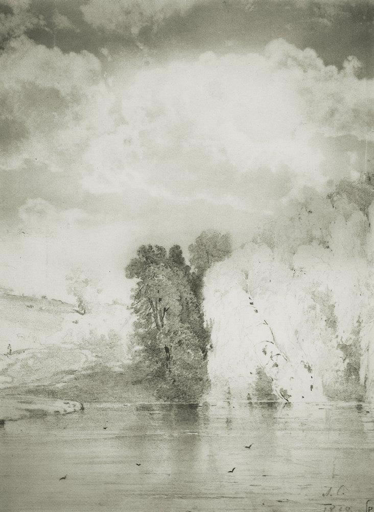 Алексей Саврасов. Деревья у озера. 1868.