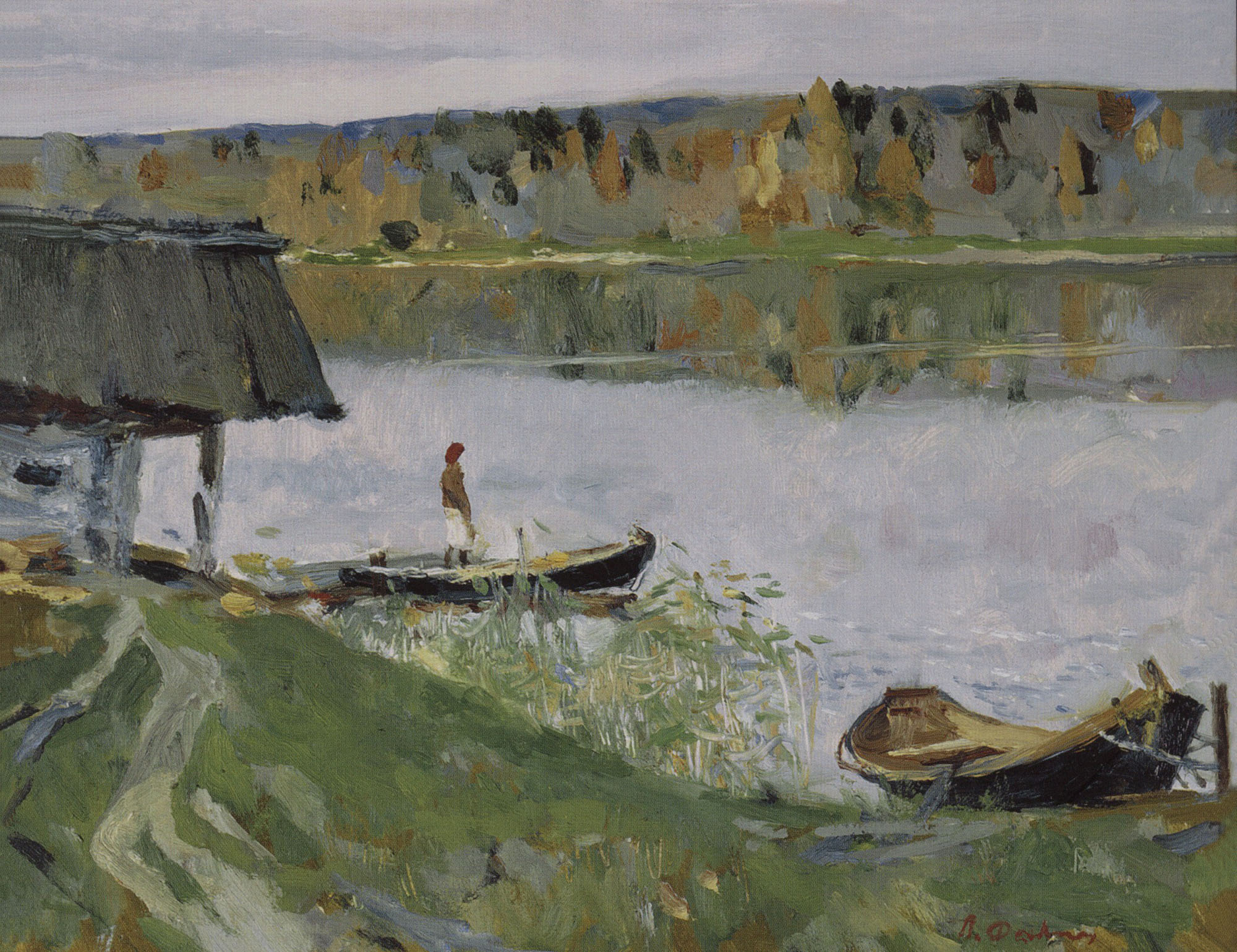 Пётр Фомин. На озере тихо. 1995.