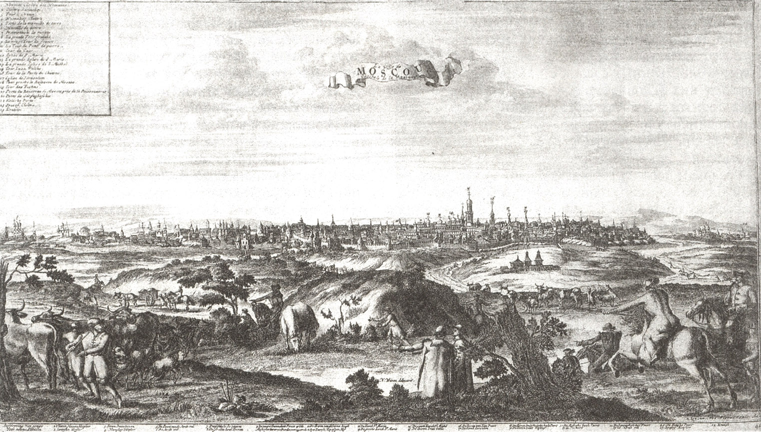 "Панорама Москвы". 1702.
