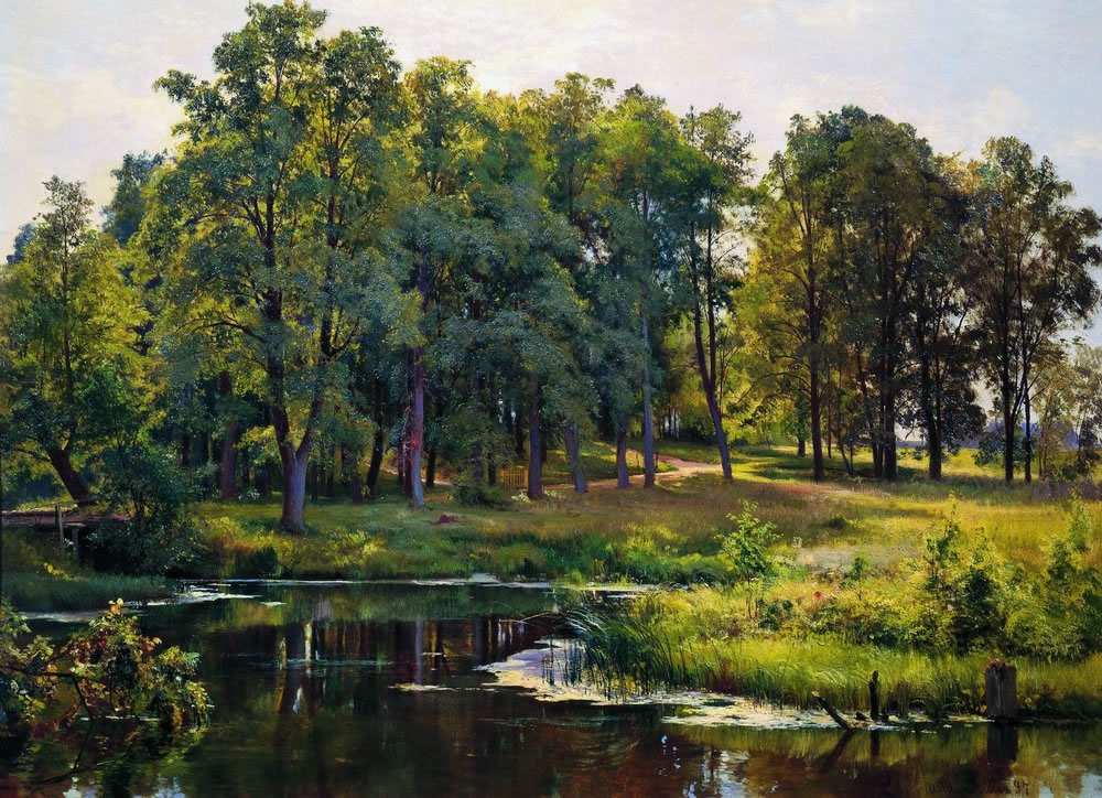 Иван Шишкин. В парке. 1897.