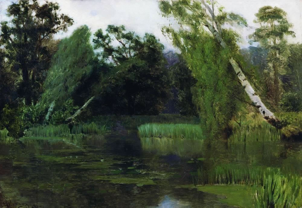 Исаак Левитан. В парке. 1880.