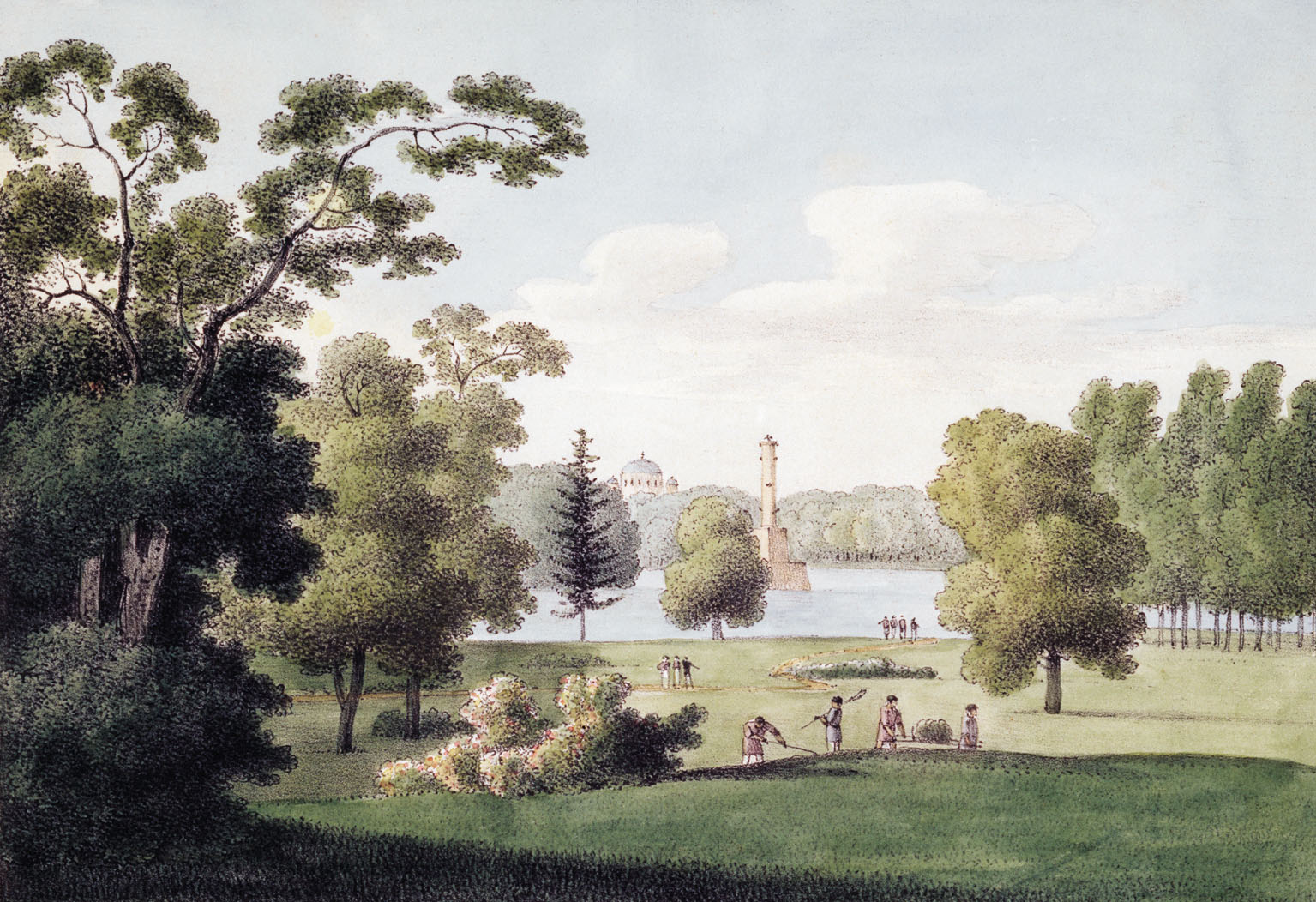 Андрей Мартынов. Царскосельский парк. 1821-1822.