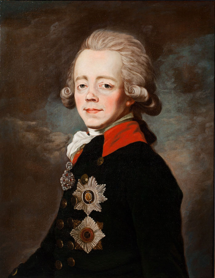 Жан-Луи Вуаль. "Портрет императора Павла I". 1797-1798. Государственный исторический музей.