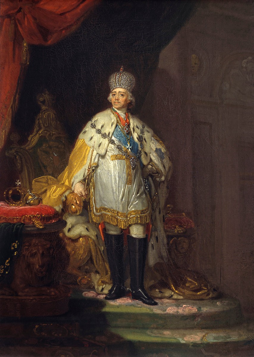 Владимир Лукич Боровиковский. "Император Павел I". 1799-1800.