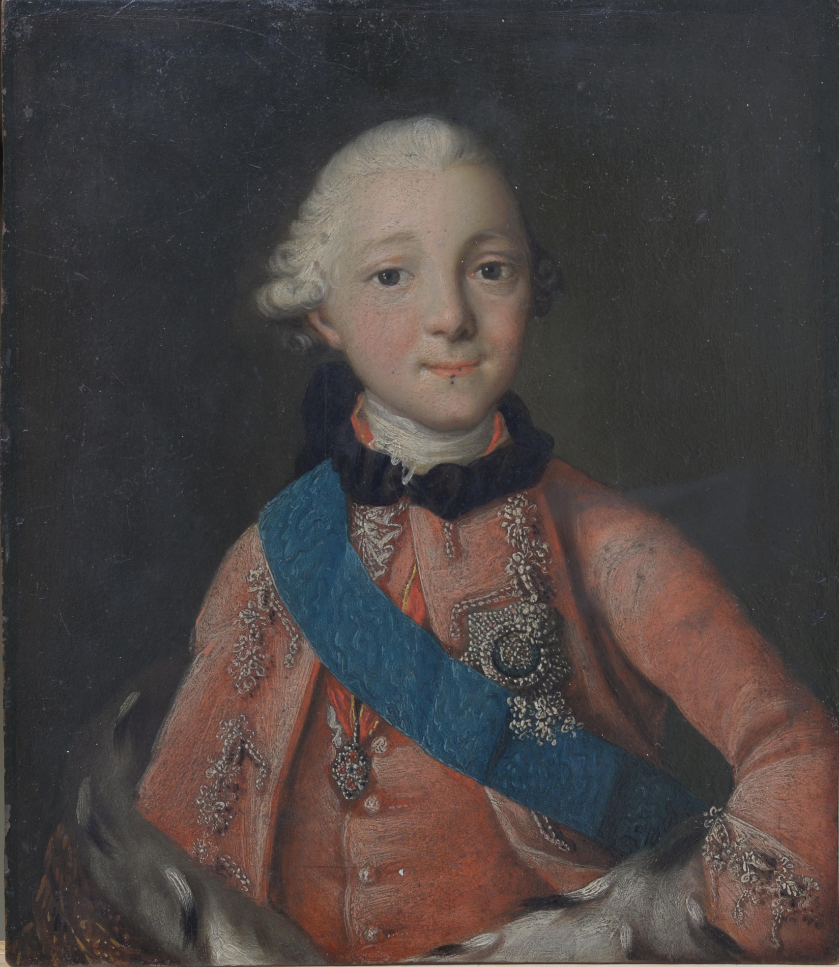 Ленглинг. "Портрет Павла I". 1771. Эрмитаж, Санкт-Петербург.