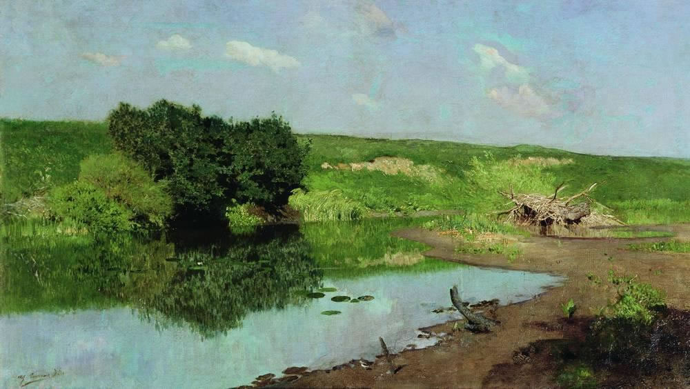 Исаак Левитан. Пейзаж. 1883.