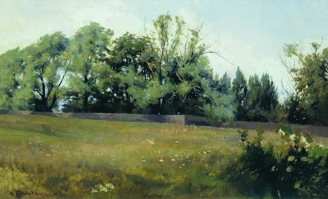 Иван Шишкин. Пейзаж. 1898.