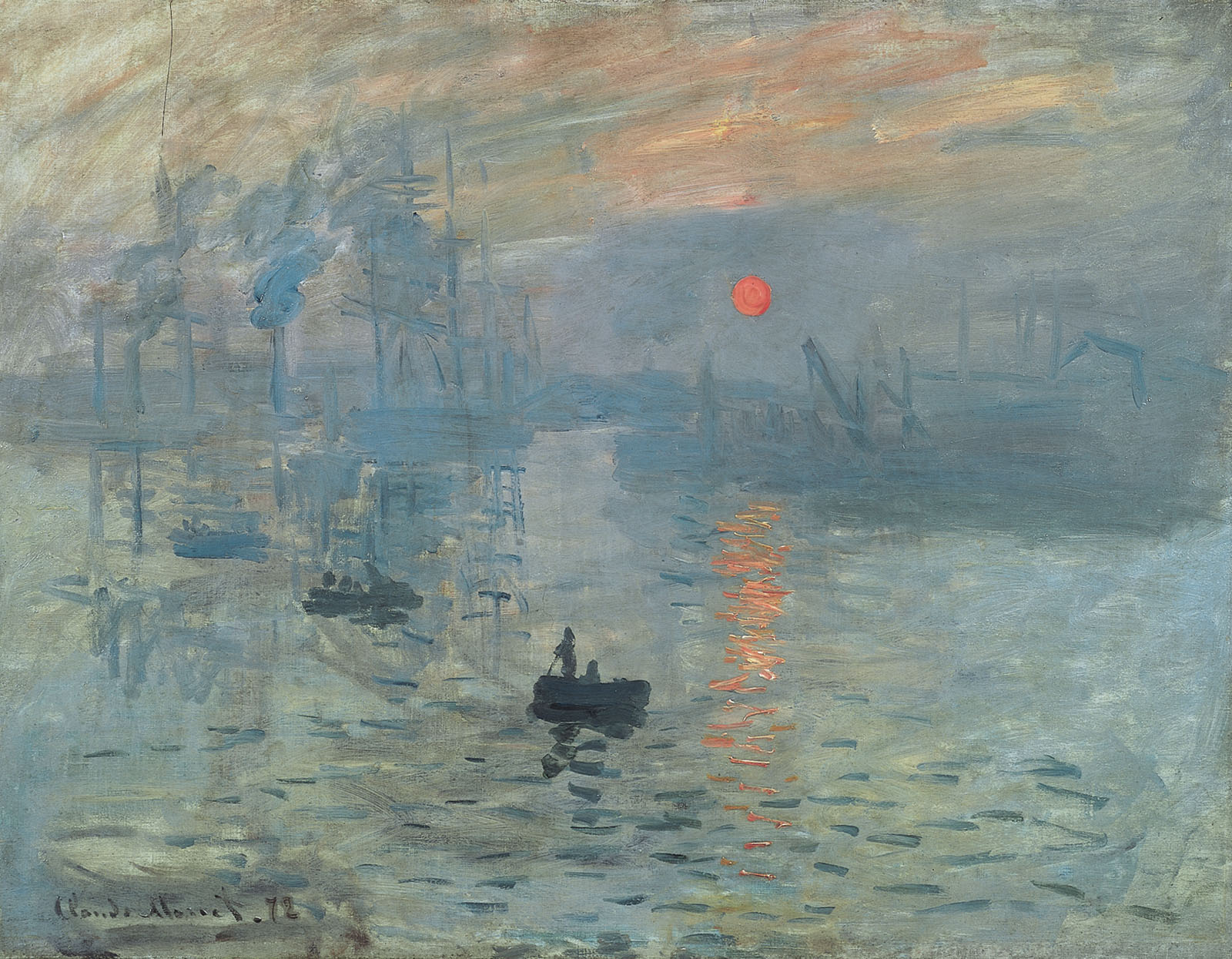 Клод Моне. "Впечатление. Восход солнца". 1872.