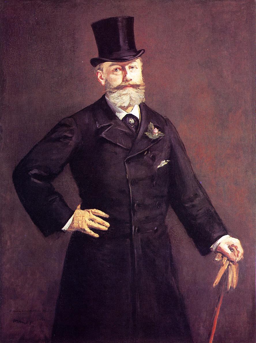 Эдуард Мане. "Портрет Антонена Пруста". 1880.
