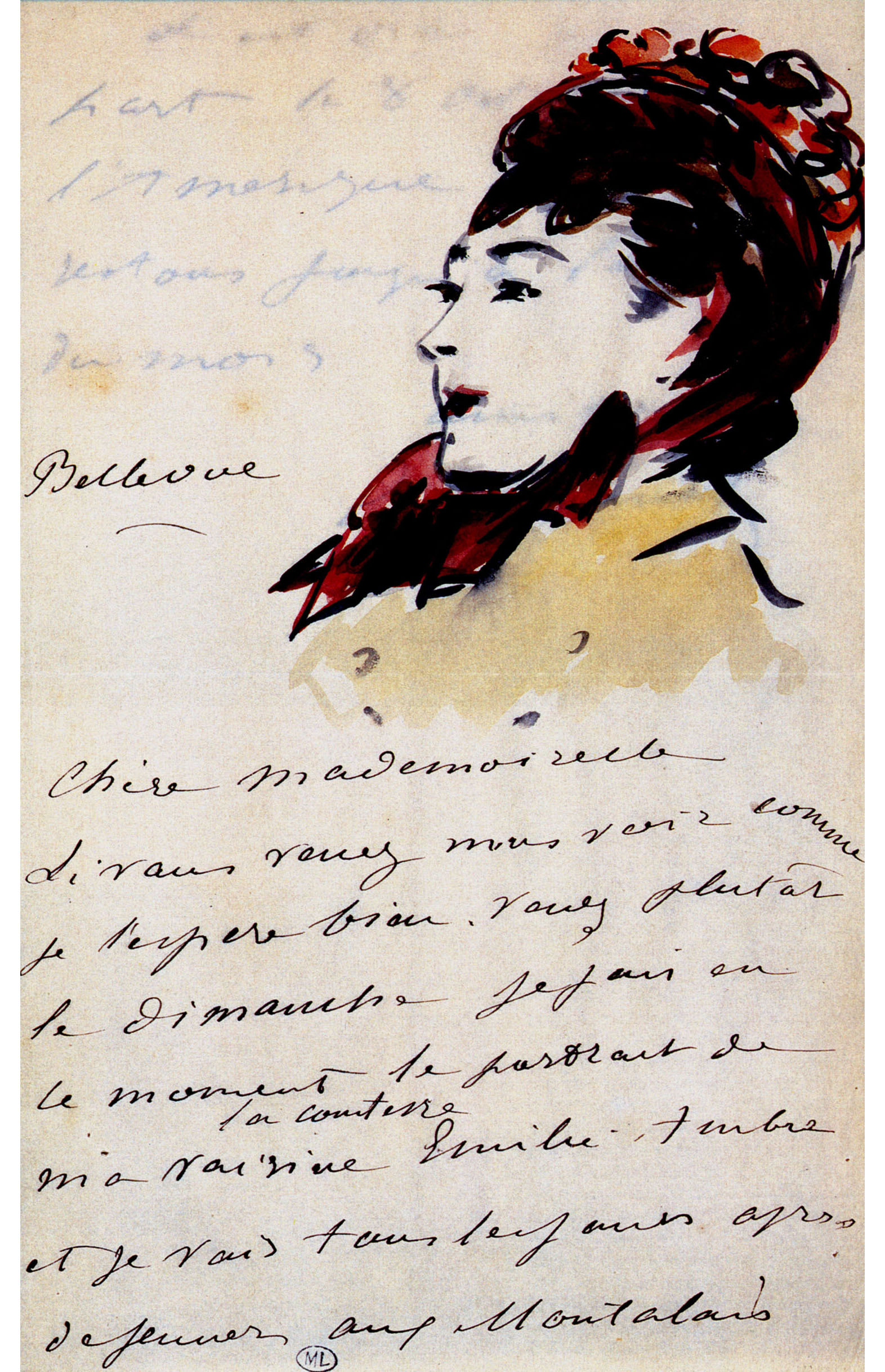 Эдуард Мане. "Изабелла в шляпе". 1880.