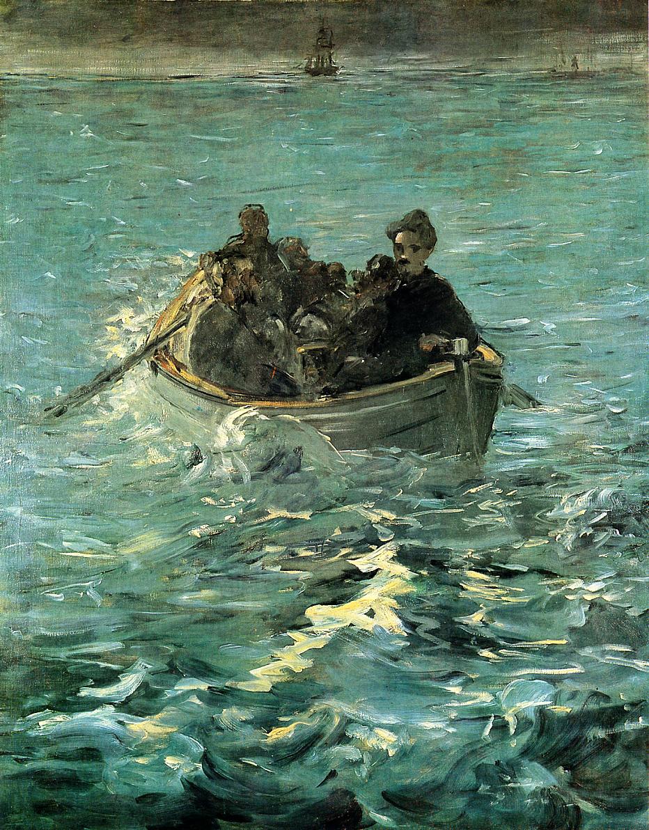 Эдуард Мане. "Побег Рошфора". 1880-1881.