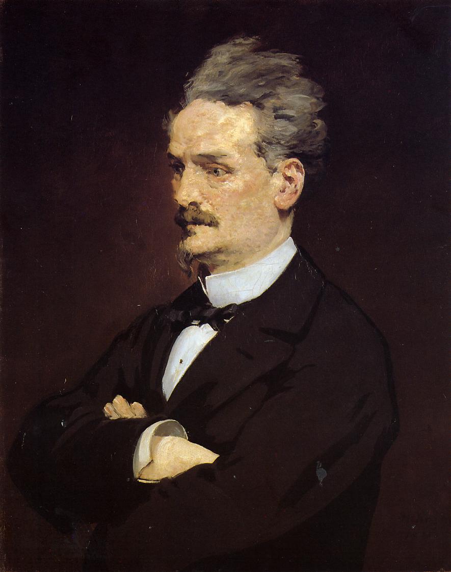 Эдуард Мане. "Портрет Анри Рошфора". Около 1881.